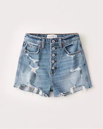 Ultra High Rise Mom Shorts | Abercrombie & Fitch (US)