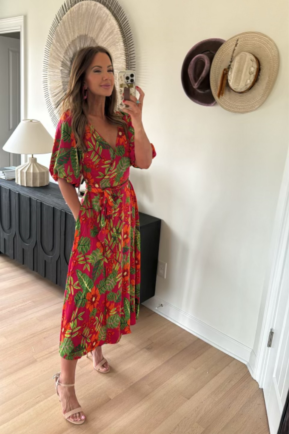 avara’s vanessa dress - i’m in a medium - runs TTS! paired with their betsy hoop earring in pink and joyce heels! ♥️

#LTKSpringSale #LTKsalealert #LTKSeasonal