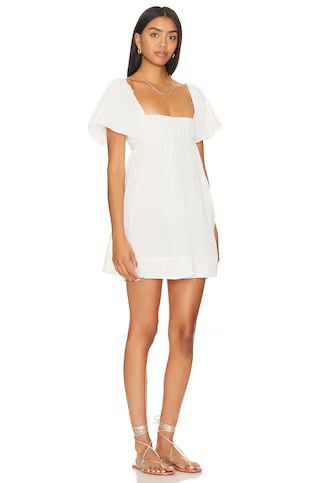 Marina Mini Dress in Ivory | Revolve Clothing (Global)