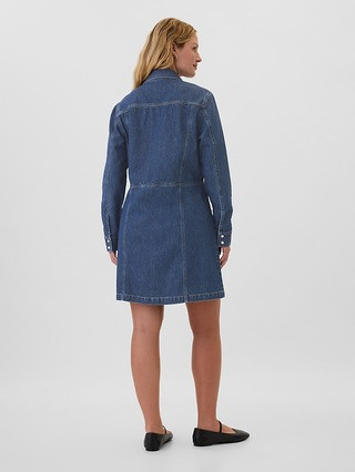 Western Denim Mini Dress | Gap Factory