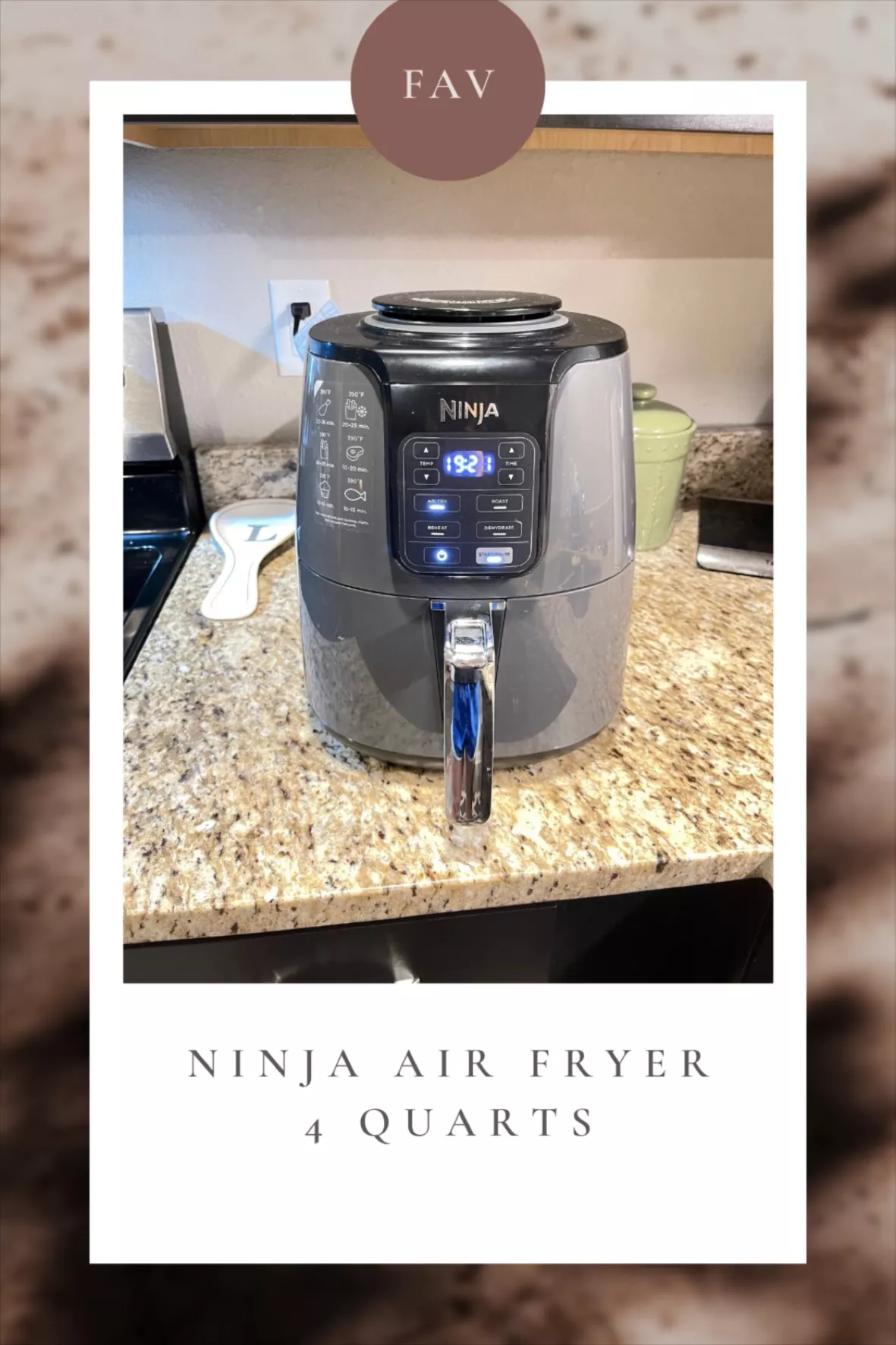  Ninja 4-Quart Air Fryer, AF100 : Home & Kitchen