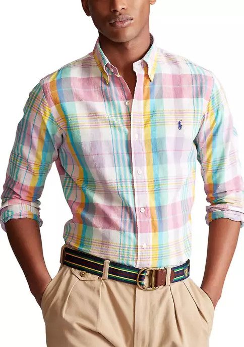 Classic Fit Madras Shirt | Belk