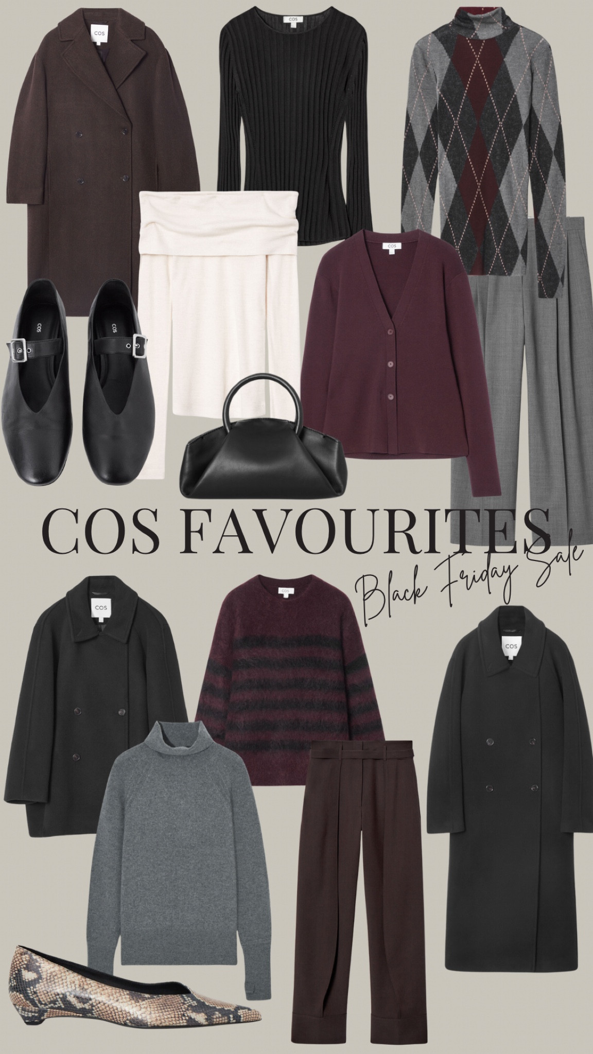 COS Black Friday Favourites

#LTKSeasonal #LTKWorkwear #LTKSaleAlert