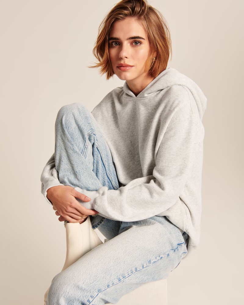 Boyfriend Popover Hoodie | Abercrombie & Fitch (US)