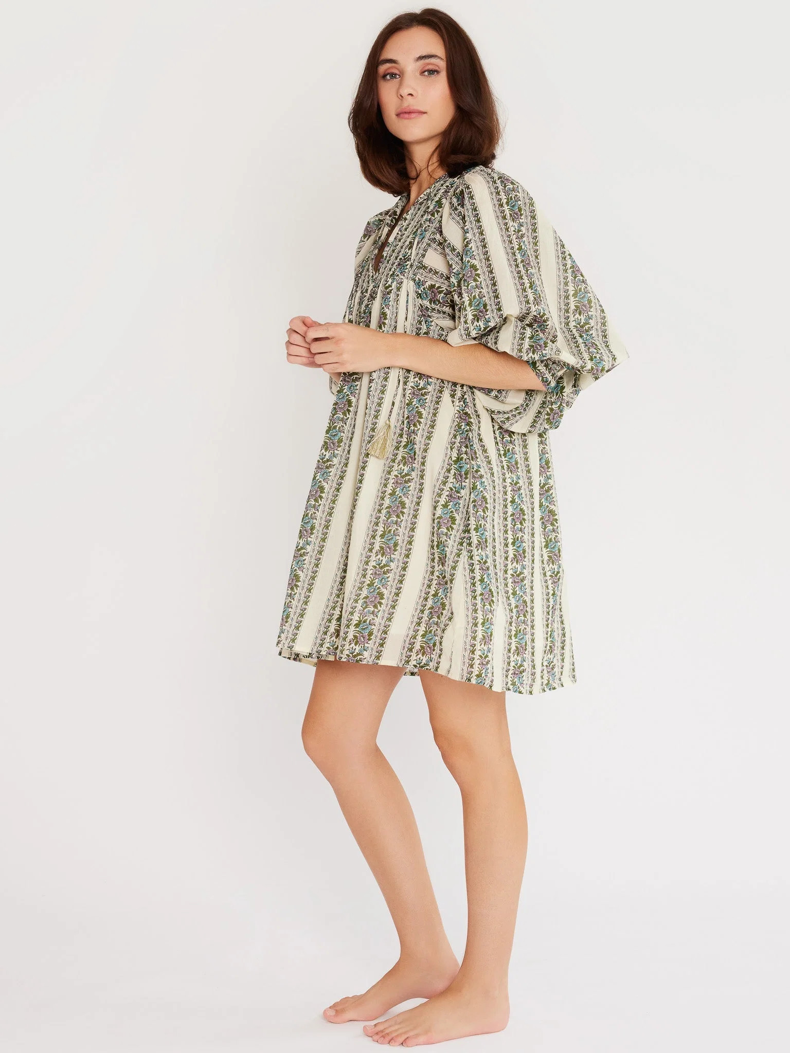 Shop Mille - Daisy Dress in Goa Stripe | Mille