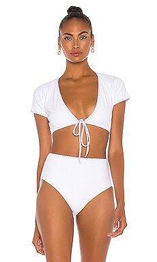 LPA Adrian Top in White from Revolve.com | Revolve Clothing (Global)
