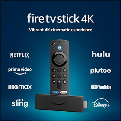 Amazon Fire TV Stick 4K, brilliant 4K streaming quality, TV and smart home controls, free and liv... | Amazon (US)