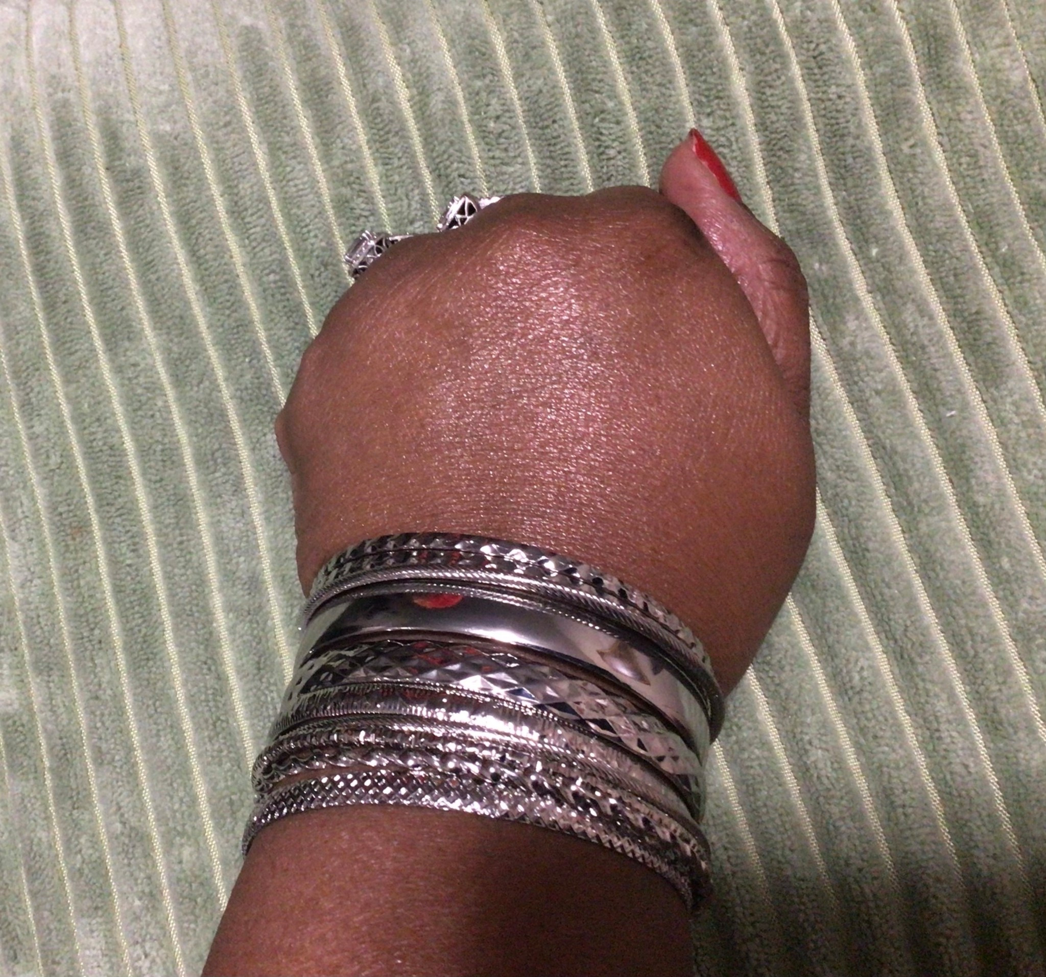 ✨ Chic & Minimalist:
“Simplicity shines brightest in silver 💫”
“Stack your shine — silver never goes out of style 💍”
“When elegance whispers, silver answers. 🩶”


#LTKPlusSize #LTKBeauty #LTKOver40