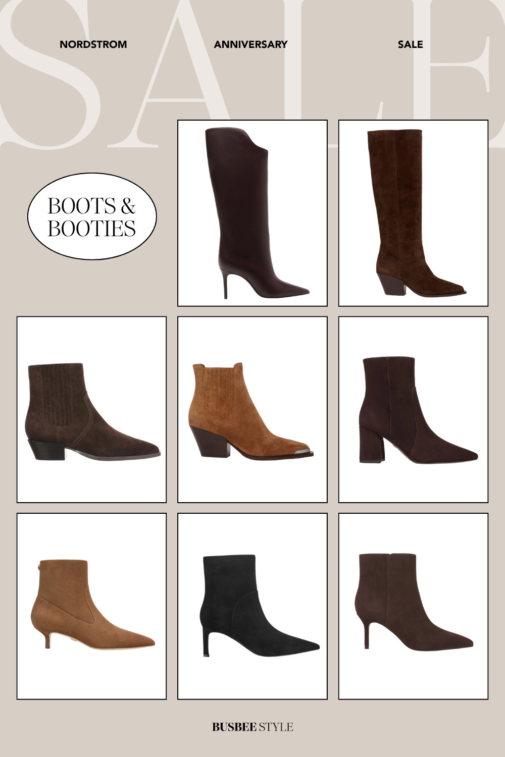 Every boot and bootie worth adding to cart this sale, all in one place!

From a sleek knee-high to a Western-inspired suede ankle boot to a classic kitten-heel bootie, this is the full range of fall footwear worth shopping right now. 

Brown and black suede dominate this edit because they go with everything already in your closet, denim, trousers, dresses, all of it.

#LTKgrwm #LTKOver40 #LTKSaleAlert
