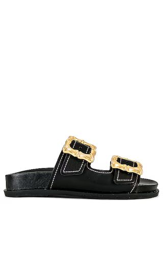 Enola Sporty Sandal in Black | Revolve Clothing (Global)