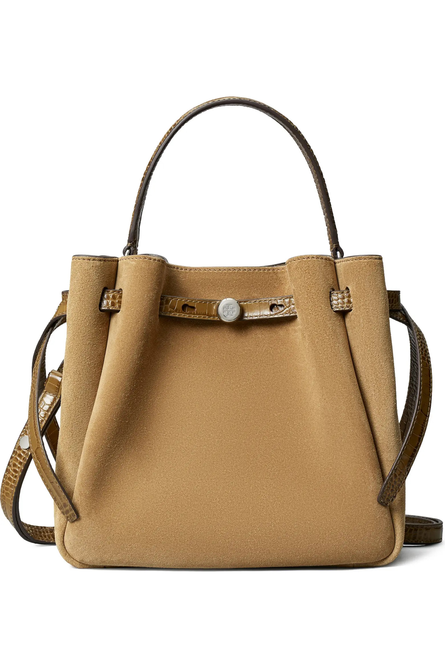 Tory Burch Romy Suede Bucket Bag (Women) | Nordstrom | Nordstrom