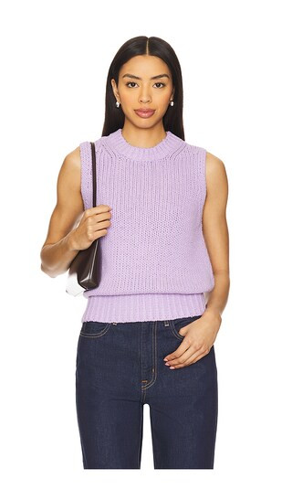 Daisy Sleeveless Knit Vest in Purple | Revolve Clothing (Global)