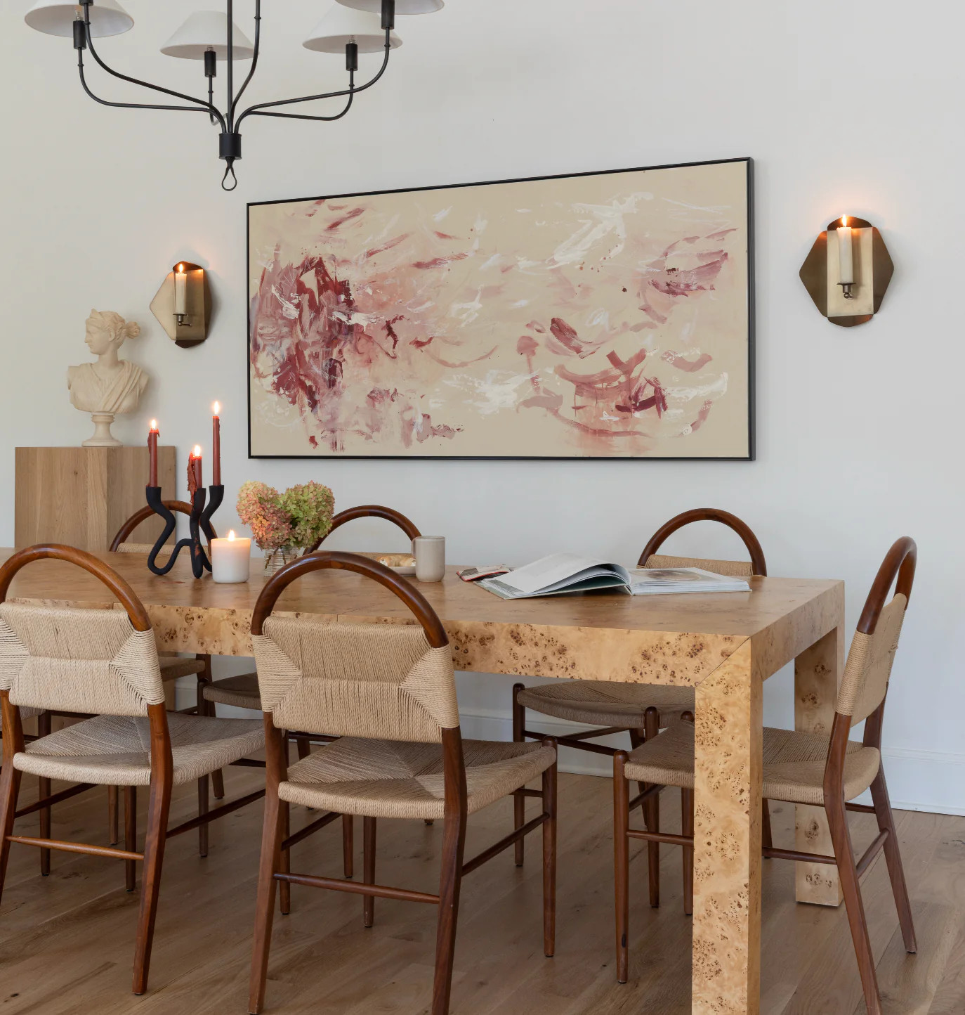 Crushed Berries Textured Canvas Wall Art (Rectangle) | Lindsay Letters, LLC