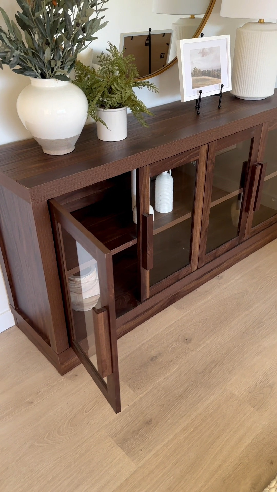 This glass cabinet is still a favorite! Pottery Barn style with a Walmart budget!

Sharing all my favorite decor pieces you can use to decorate it!

Glass cabinet, console table, tv stand, wall decor, empty wall ideas, home decor ideas, home design, furniture

#LTKHome #LTKSaleAlert