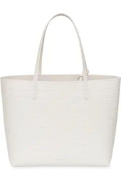 Large Croc Embossed Leather Tote | Nordstrom