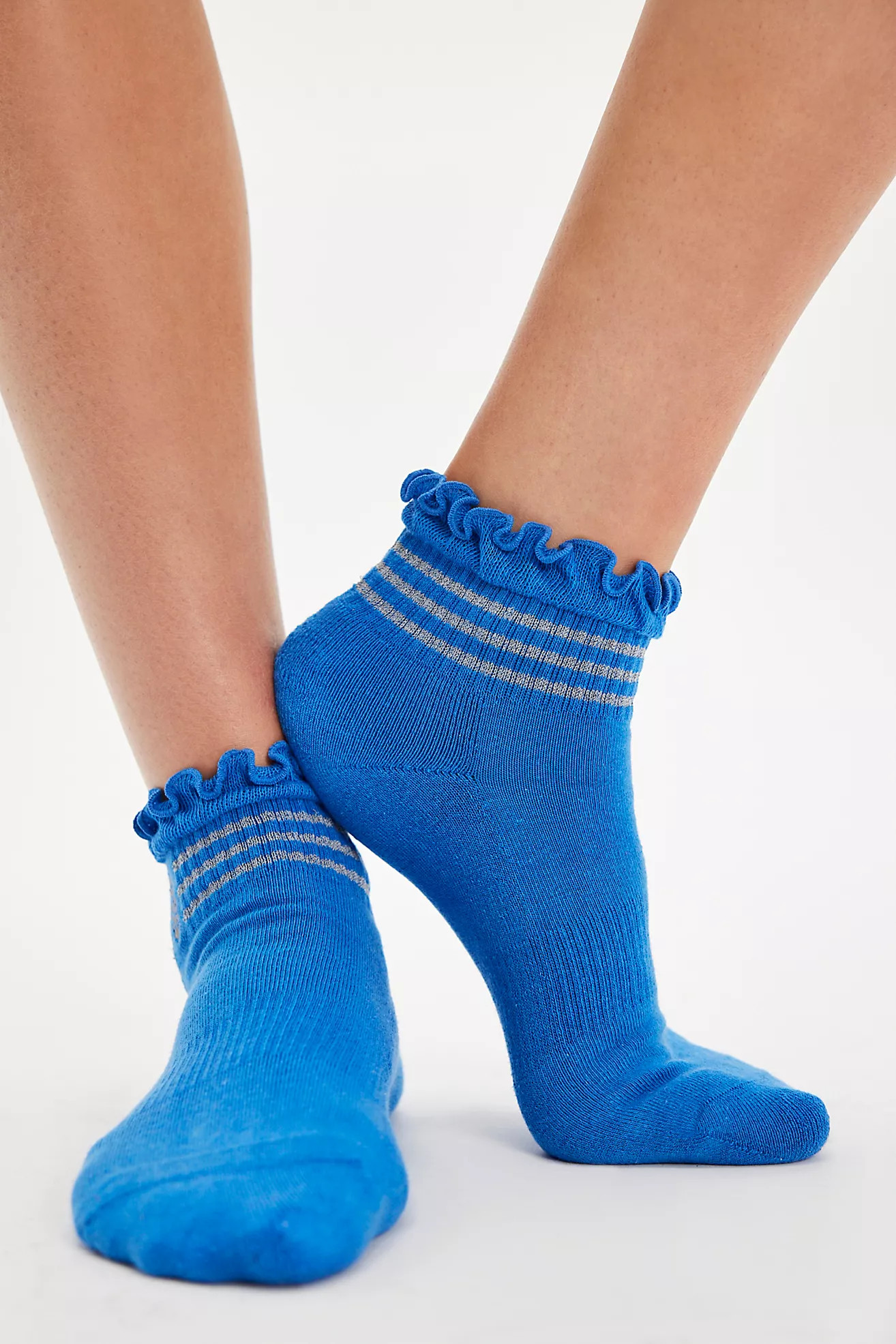 Rally Reflective Ruffle Socks | Free People (Global - UK&FR Excluded)