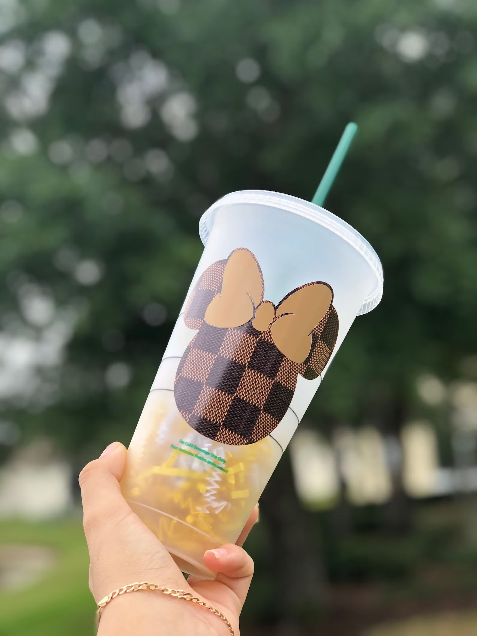 Checkered Print Starbucks Cups | Minnie Cup | Disney Cup | Fashionista Cup | Mother's Day Gift | ... | Etsy (US)