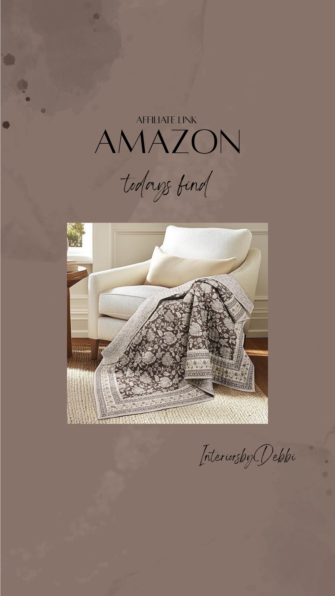 Amazon Find
Floral throw, transitional home, modern decor, amazon find, amazon home, target home decor, mcgee and co, studio mcgee, amazon must have, pottery. barn, Walmart finds, affordable decor, home styling, budget friendly, accessories, neutral decor, home finds, buy new arrival, coming soon, sale alert, high end look for less, Amazon favorites, Target finds, cozy, modern, earthy, transitional, luxe, romantic, home decor, budget friendly decor #amazonhome

#LTKSeasonal #LTKHome