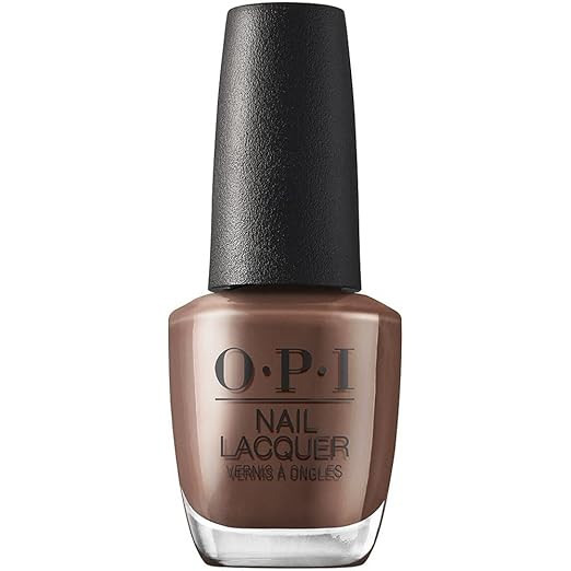 OPI Nail Lacquer Nail Polish | Opaque Dark Brown Crème Chip Resistant Nail Polish | Vegan, Fast ... | Amazon (US)
