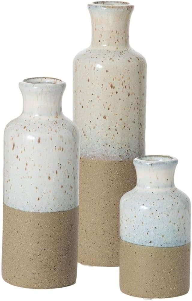 Sullivans Ceramic Vase Set, Farmhouse Decor, Home Decor, Decorative Vase, Vases for Your Kitchen,... | Amazon (US)