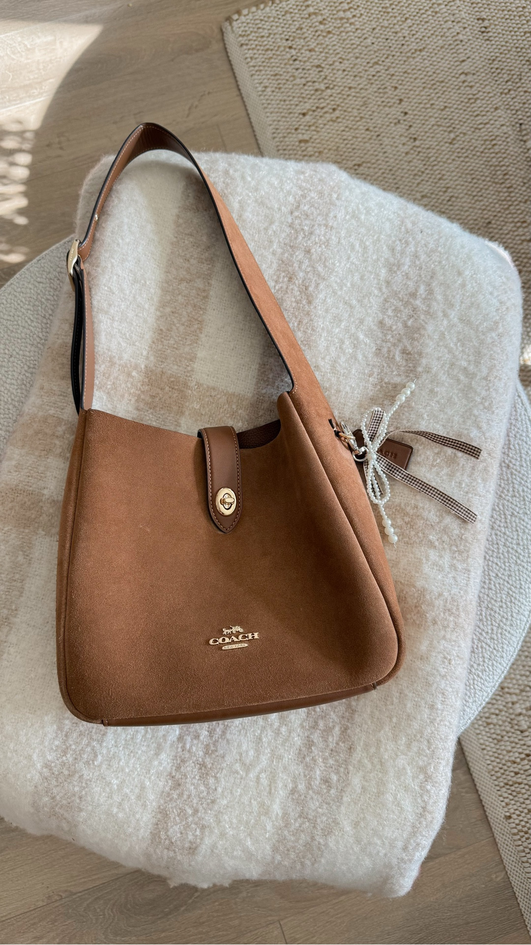 Coach Hadley bag in Sienna suede - 25% off for Black Friday! $186 in cart 🫶🏻 

#LTKHoliday #LTKCyberWeek #LTKGiftGuide
