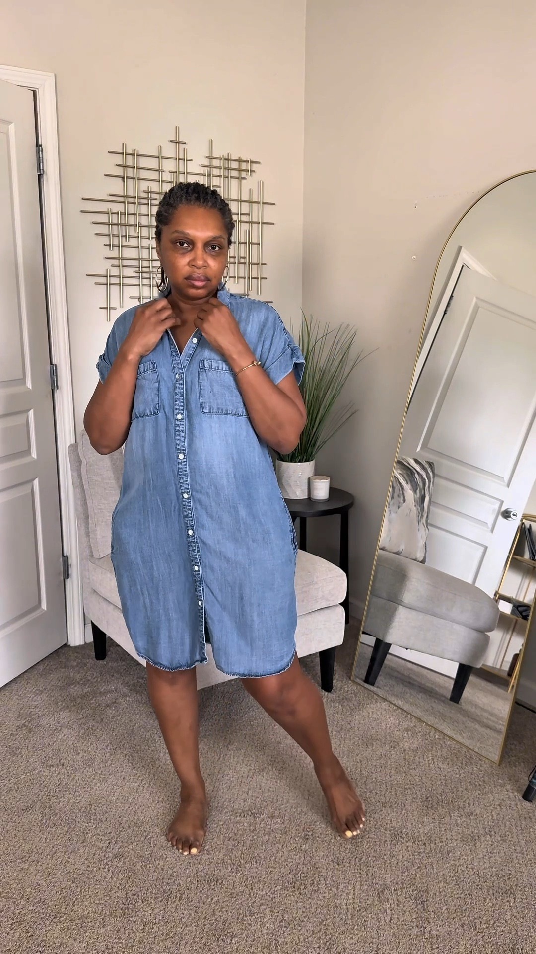 Denim shirt dress is a great transition piece into fall.  Styled with a pair of bold sneakers for a little pizazz.


#LTKShoeCrush #LTKStyleTip