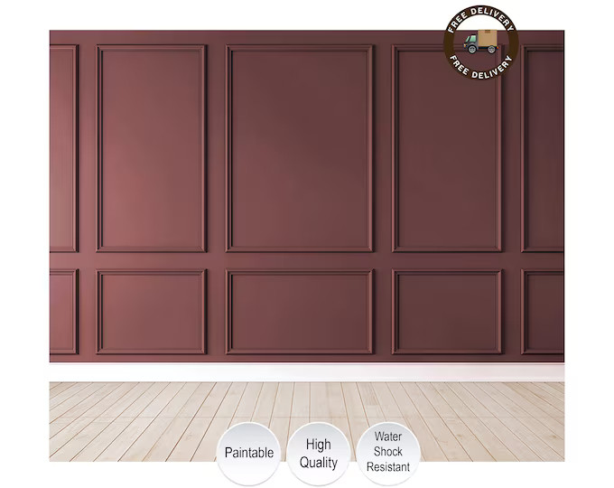 Wall Molding Panel, Wall Molding Package Ready to Assemble, Handmade Molding, Custom Millwork, Ze... | Etsy (US)