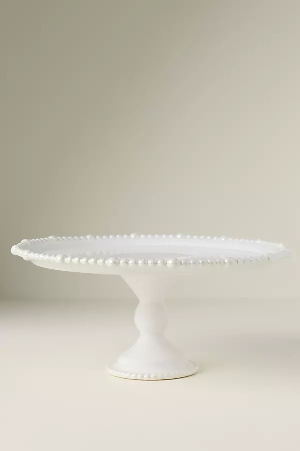 Perla Stoneware Cake Stand | Anthropologie (US)