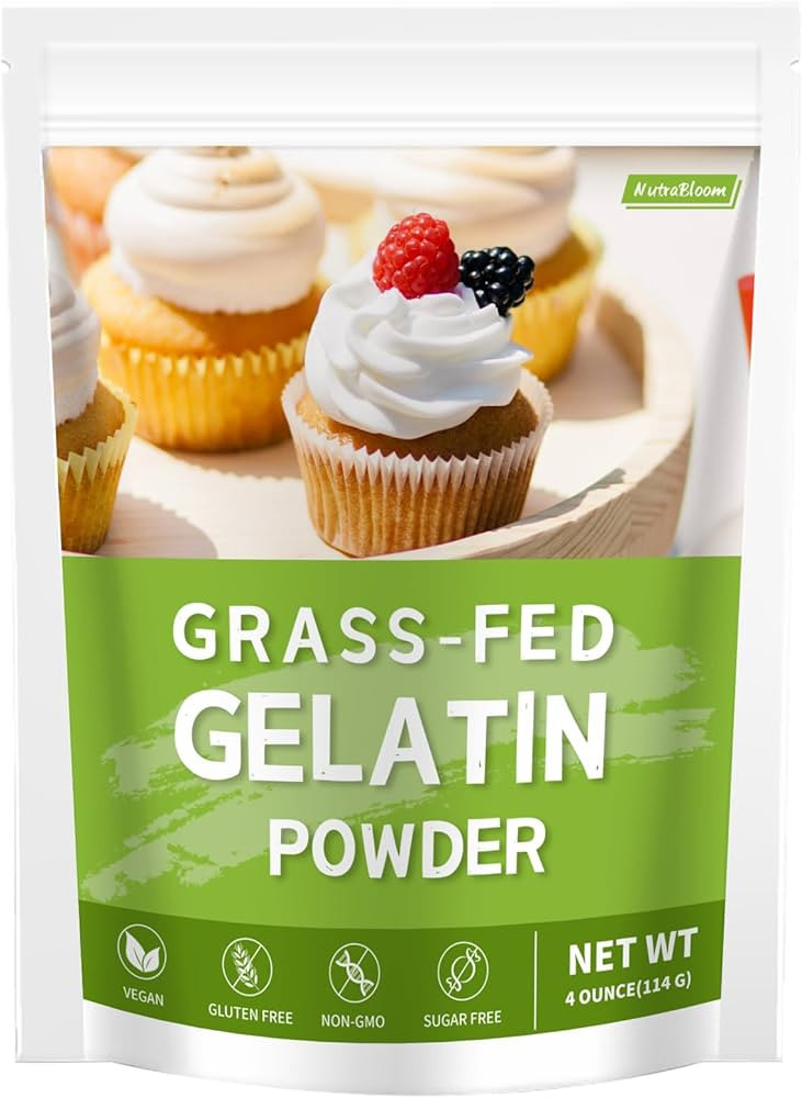 NutraBloom Unflavored Gelatin Powder, Premium Versatile Thickening Agent Beef Gelatin Powder 4 Ou... | Amazon (US)