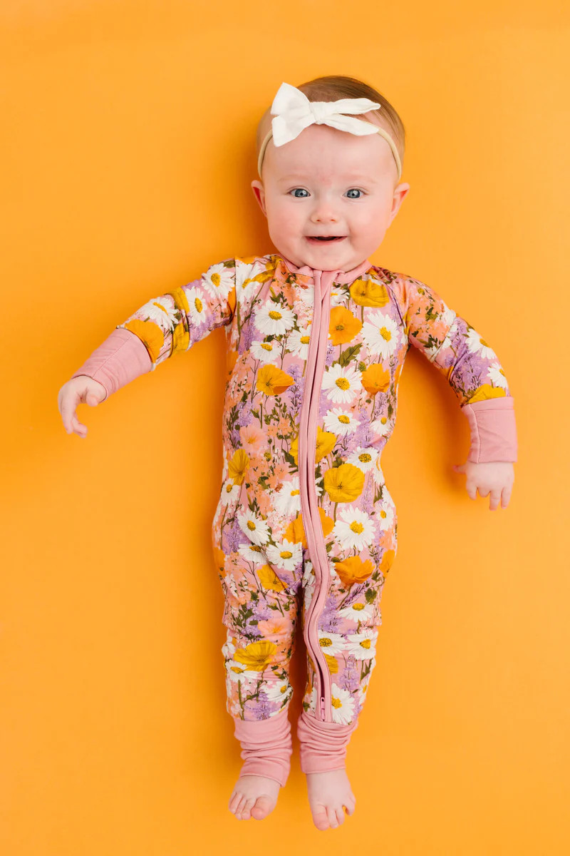 Wildflower Meadow Bamboo Sleeper | Little One Shop Co