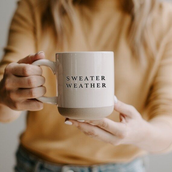 Read the full title
    Sweater Weather Coffee Mug | Fall Coffee Mug | PSL Mug | Fall Coffee Cup ... | Etsy (US)