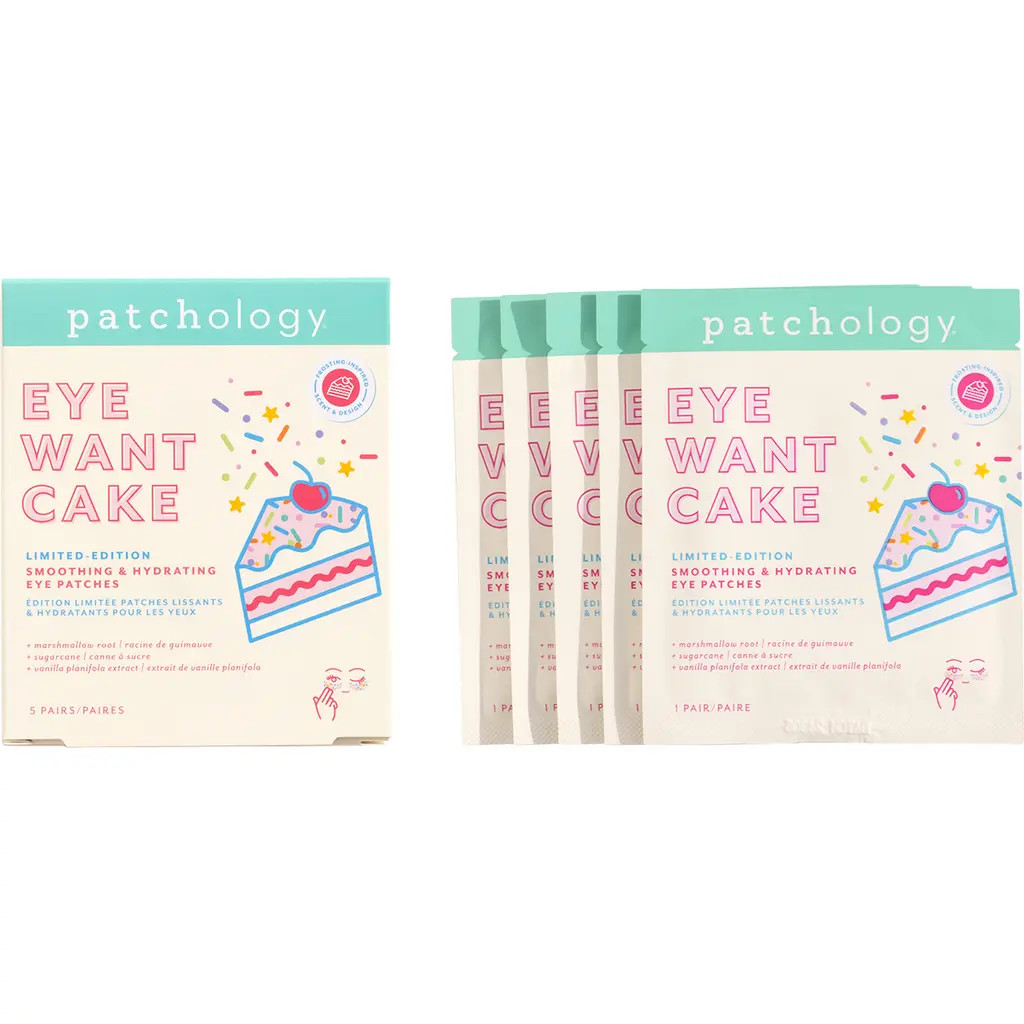 Patchology Eye Want Cake Smoothing & Hydrating 5-Pack Eye Patches at Nordstrom | Nordstrom