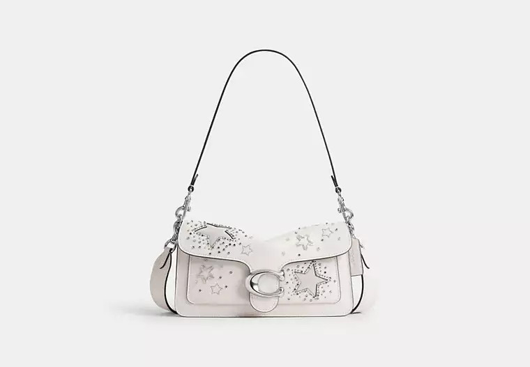 Coach Tabby Shoulder Bag 26, Inspired by Elle Fanning - Women's - Light Antique Nickel/chalk | Coach (US)