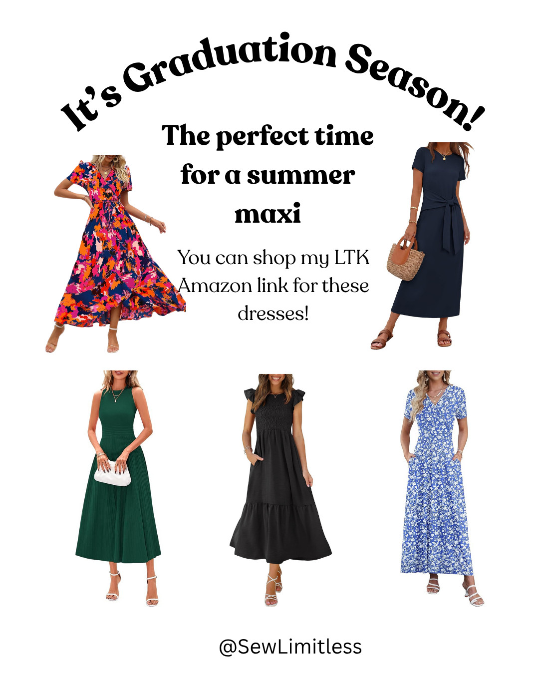 Summer dresses (some have pockets) that are perfect for attending a graduation or summer wedding. All from Amazon. Click the LTK link to shop. 

 #LTKootd #LTKSeasonal #LTKWedding