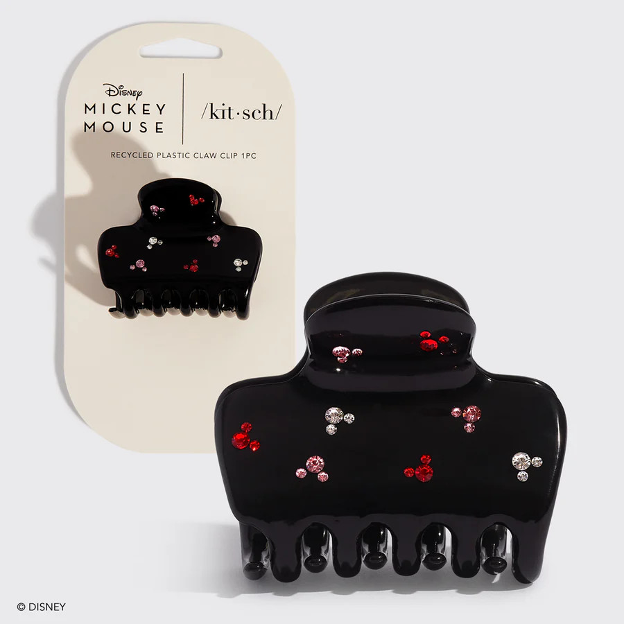 Kitsch x Mickey and Minnie Cloud Claw Clip in Black Rhinestone | Kitsch