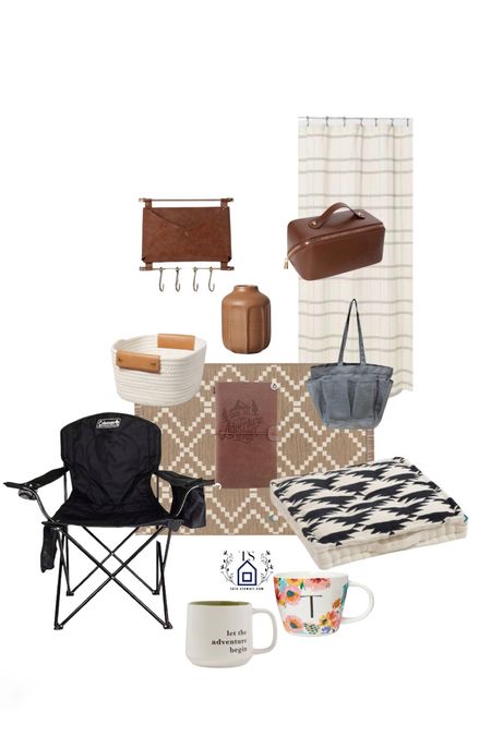 These Coleman camping chairs are super comfy and have a built in cooler in the arm rest. Love this leather bound journal for notes of our favorite camping sites. Leather makeup bag, pleather envelope pouch is great for dog leashes and car keys. Square floor cushion works great for a stylish dog bed  

#LTKstyletip #LTKtravel #LTKfamily