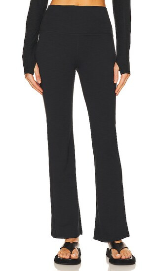 Heather Rib Practice High Waisted Pant in Black Heather | Revolve Clothing (Global)