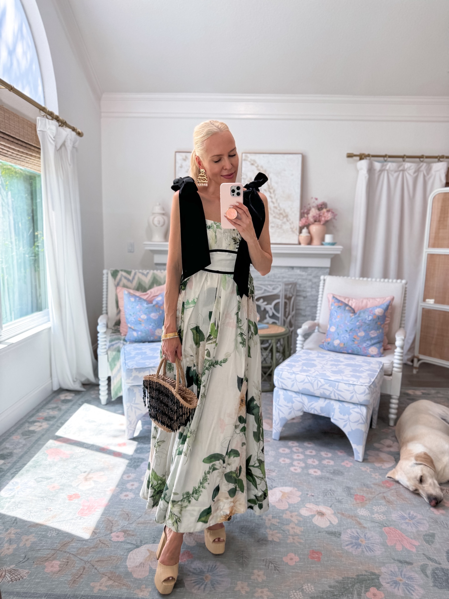 Garden party bows 🎀
Use code VERONICA20 for an additional 20% off discount Karen Millen items like this dress  

#LTKSummerSales #LTKWedding #LTKSaleAlert