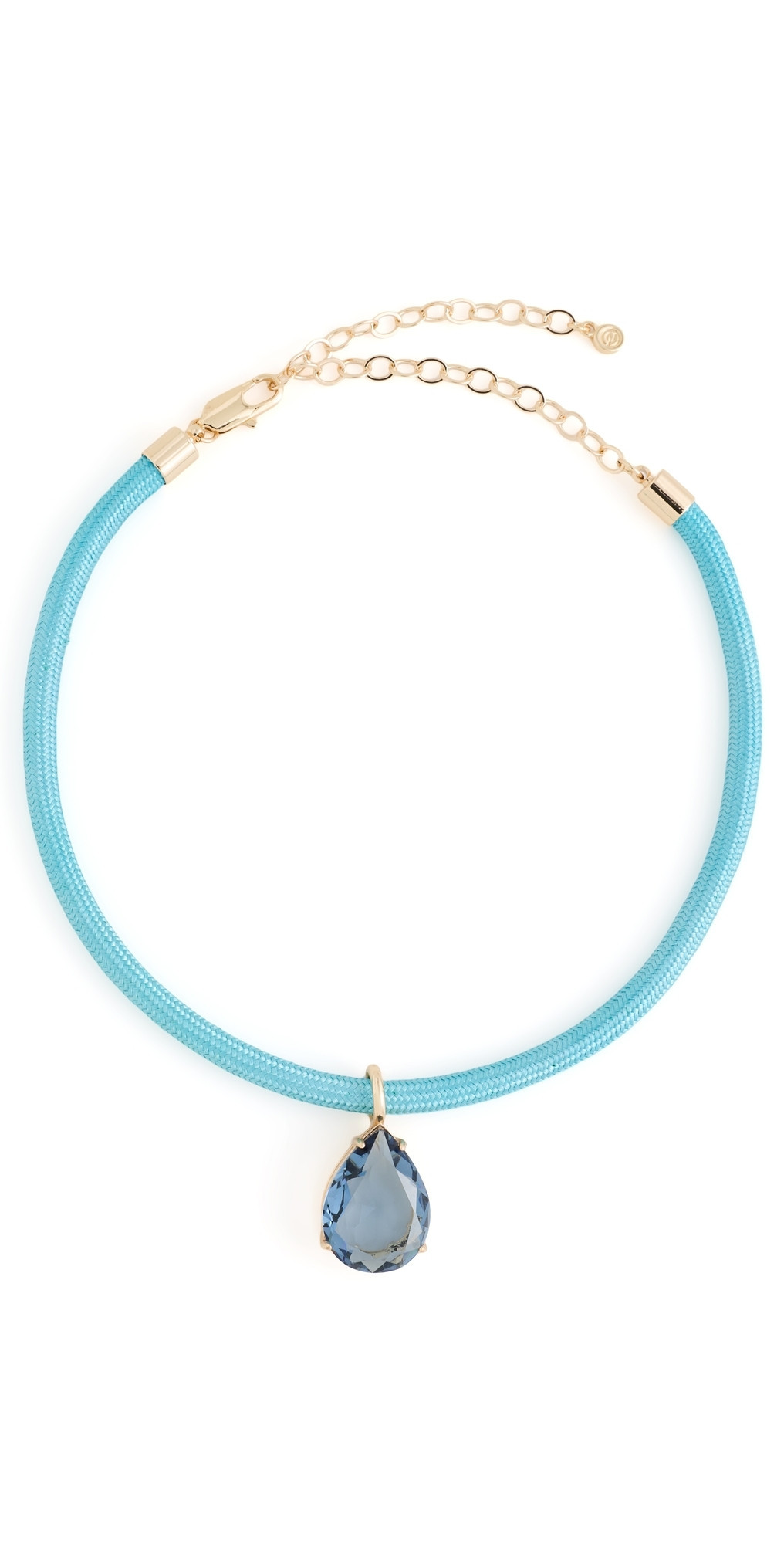 Ettika Teardrop Pendant Cord Necklace Turquoise One Size | Shopbop