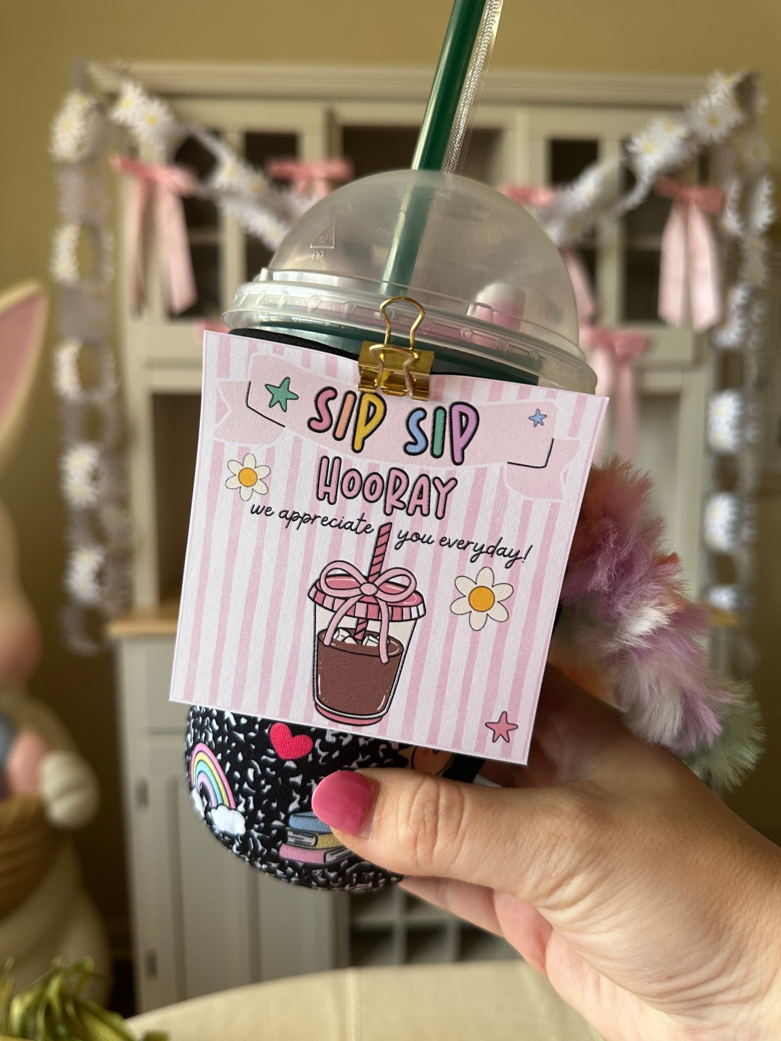 Teacher appreciation is coming up as is the end of school year. This is a super cute idea to use an inexpensive alternative to buying a cup, these sleeves. Adorable! 

#LTKSeasonal #LTKKids #LTKHome