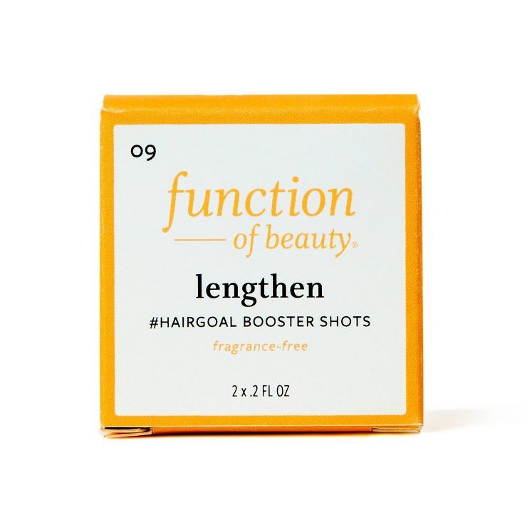 Function of Beauty Lengthen #HairGoal Add-In Booster Treatment Shots with Hops Extract - 2pk/0.2 ... | Target
