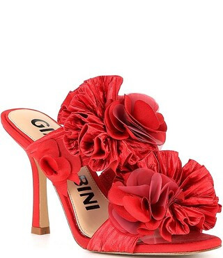 Gianni Bini Hardaway Ruffle Flower Dress Sandals | Dillard's | Dillard's
