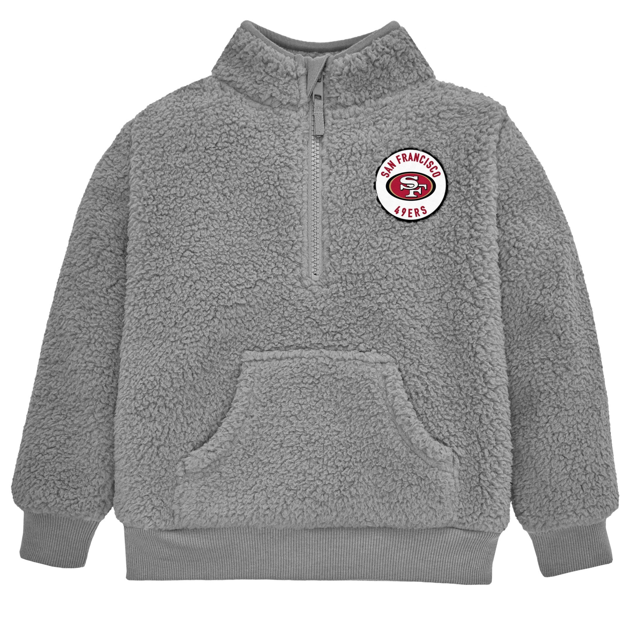 Infant & Toddler Boys 49ers 1/4 Zip Sherpa Top | Gerber Childrenswear