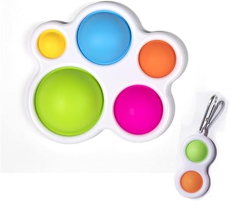 Simple Dimple Fidget Toys Stress Anxiety Relief Fidget Toy for Adults & Kids Baby Sensory Toys wi... | Amazon (US)