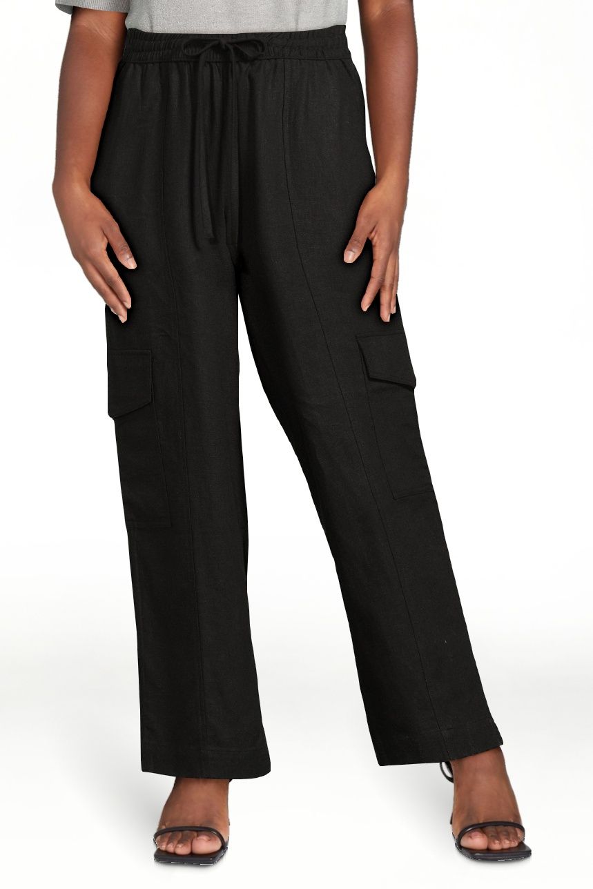 Free Assembly Women’s Mid-Rise Pull-On Cargo Pants, 27” Inseam, Sizes XS-XXL | Walmart (US)