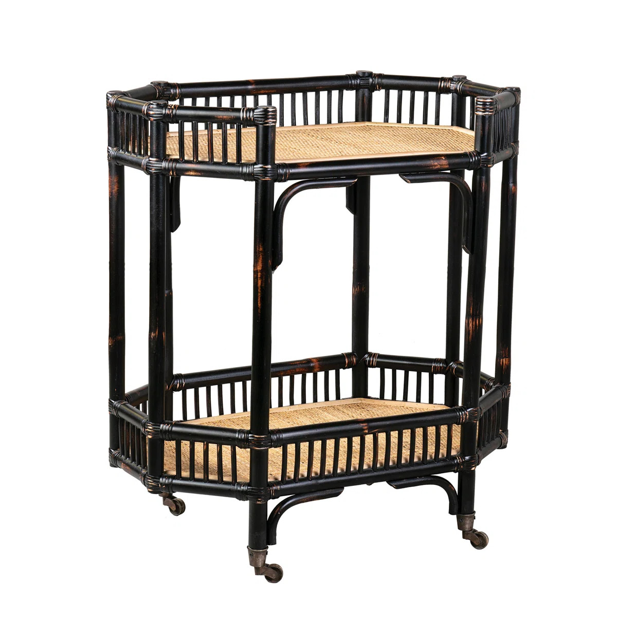 Neyzer Rattan Bar Cart | Wayfair North America