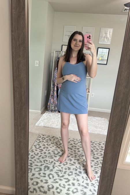 My favorite throw and go outfit for the summer: the activewear dress! This amazon one is so cute and love the racerback. Works with my bump too (for now in a size medium)

#LTKFindsUnder50 #LTKStyleTip #LTKFitness