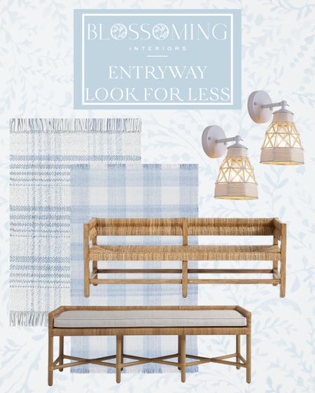 My coastal look for less entryway. 

#LTKHome