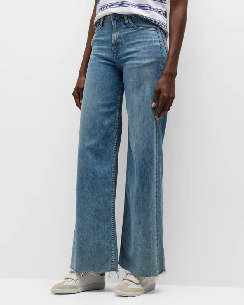 Sofie Wide-Leg High Stretch Jeans | Neiman Marcus