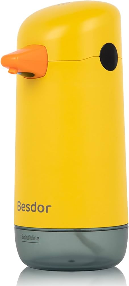 Automatic Soap Dispenser, Yellow Duck Cute Touchless Soap Dispenser, Infrared Sensor, Battery Pow... | Amazon (US)
